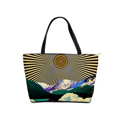 Surreal Art Psychadelic Mountain Classic Shoulder Handbag by uniart180623