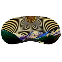 Surreal Art Psychadelic Mountain Sleep Mask by uniart180623