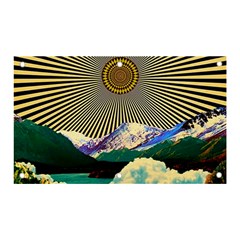 Surreal Art Psychadelic Mountain Banner And Sign 5  X 3  by uniart180623