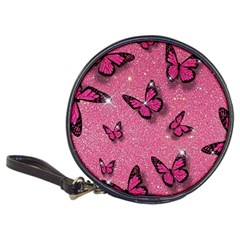 Pink Glitter Butterfly Classic 20-cd Wallets by uniart180623