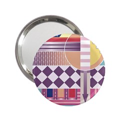 Abstract Shapes Colors Gradient 2 25  Handbag Mirrors by pakminggu