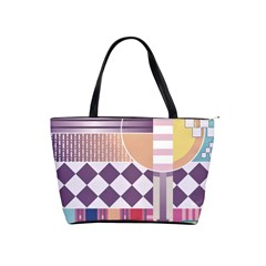 Abstract Shapes Colors Gradient Classic Shoulder Handbag by pakminggu