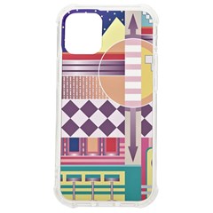 Abstract Shapes Colors Gradient Iphone 12 Mini Tpu Uv Print Case	 by pakminggu