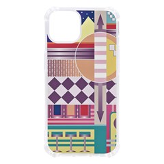 Abstract Shapes Colors Gradient Iphone 13 Tpu Uv Print Case