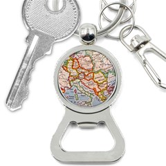 Vintage World Map Europe Globe Country State Bottle Opener Key Chain by Grandong