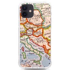 Vintage World Map Europe Globe Country State Iphone 12/12 Pro Tpu Uv Print Case by Grandong