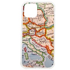 Vintage World Map Europe Globe Country State Iphone 12 Pro Max Tpu Uv Print Case by Grandong