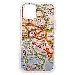 Vintage World Map Europe Globe Country State Iphone 12 Mini Tpu Uv Print Case	 by Grandong