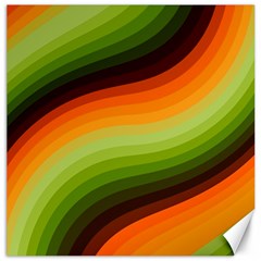 Swirl Abstract Twirl Wavy Wave Pattern Canvas 20  x 20 