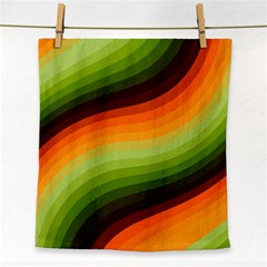 Swirl Abstract Twirl Wavy Wave Pattern Face Towel