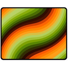 Swirl Abstract Twirl Wavy Wave Pattern Fleece Blanket (Medium)