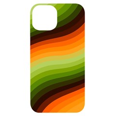 Swirl Abstract Twirl Wavy Wave Pattern Iphone 14 Black Uv Print Case by pakminggu