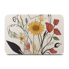 Woman Flower Pattern Plate Mats by pakminggu