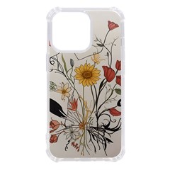 Woman Flower Pattern Iphone 13 Pro Tpu Uv Print Case