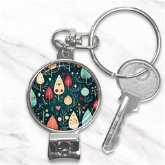 Christmas Tree Pattern Nail Clippers Key Chain by pakminggu