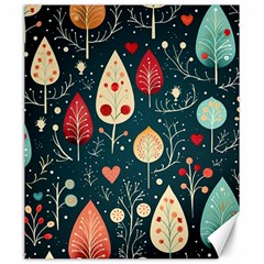 Christmas Tree Pattern Canvas 20  X 24  by pakminggu