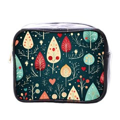 Christmas Tree Pattern Mini Toiletries Bag (one Side) by pakminggu