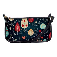 Christmas Tree Pattern Shoulder Clutch Bag by pakminggu