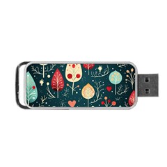 Christmas Tree Pattern Portable Usb Flash (two Sides) by pakminggu