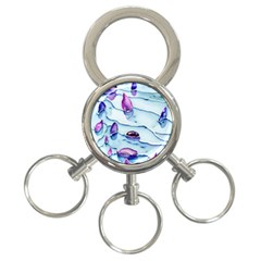 Water Tide Gemstone 3-ring Key Chain by pakminggu