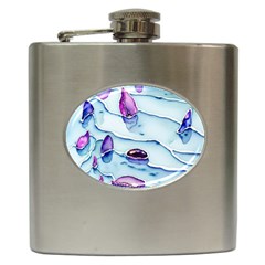 Water Tide Gemstone Hip Flask (6 Oz) by pakminggu