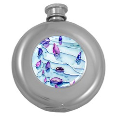 Water Tide Gemstone Round Hip Flask (5 Oz) by pakminggu