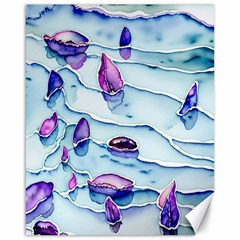 Water Tide Gemstone Canvas 16  X 20  by pakminggu