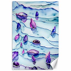 Water Tide Gemstone Canvas 20  X 30  by pakminggu