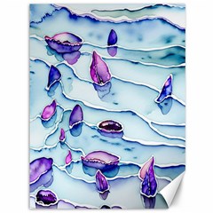 Water Tide Gemstone Canvas 36  X 48  by pakminggu