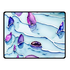 Water Tide Gemstone Fleece Blanket (small) by pakminggu