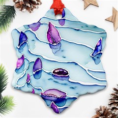 Water Tide Gemstone Ornament (snowflake) by pakminggu