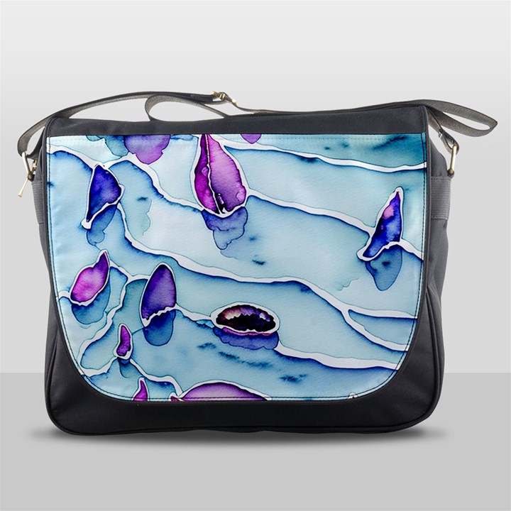 Water Tide Gemstone Messenger Bag