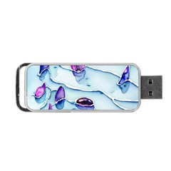 Water Tide Gemstone Portable Usb Flash (two Sides) by pakminggu