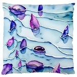 Water Tide Gemstone Standard Premium Plush Fleece Cushion Case (Two Sides) Back