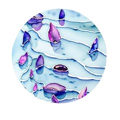 Water Tide Gemstone Mini Round Pill Box by pakminggu