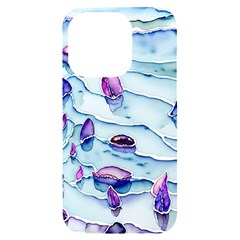 Water Tide Gemstone Iphone 14 Pro Black Uv Print Case by pakminggu