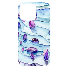 Water Tide Gemstone Iphone 14 Pro Max Black Uv Print Case