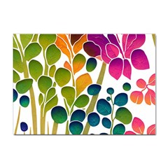 Plants Leaves Colorful Sticker A4 (10 Pack) by pakminggu