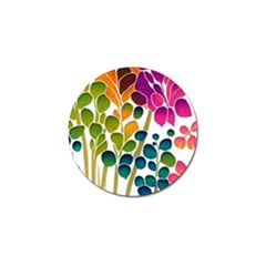 Plants Leaves Colorful Golf Ball Marker (4 Pack) by pakminggu