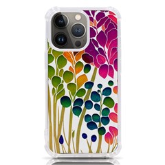 Plants Leaves Colorful Iphone 13 Pro Tpu Uv Print Case by pakminggu