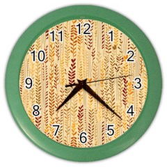 Autumn Nature Fall Color Wall Clock by pakminggu