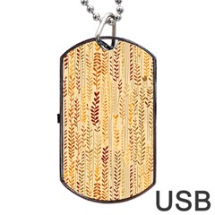 Autumn Nature Fall Dog Tag Usb Flash (two Sides) by pakminggu