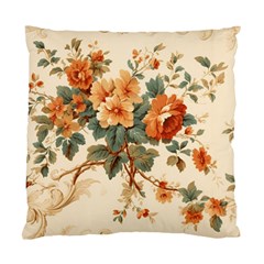 Flowers Leaves Swirl Plant Standard Cushion Case (One Side)