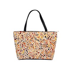 Autumn Leaves Pattern Classic Shoulder Handbag by pakminggu