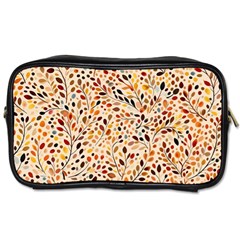 Autumn Leaves Pattern Toiletries Bag (one Side) by pakminggu