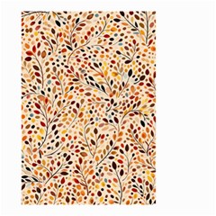 Autumn Leaves Pattern Small Garden Flag (two Sides) by pakminggu