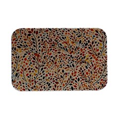 Autumn Leaves Pattern Open Lid Metal Box (silver)  