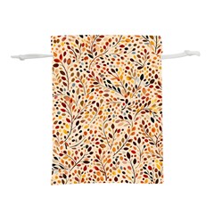 Autumn Leaves Pattern Lightweight Drawstring Pouch (l) by pakminggu