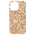 Autumn Leaves Pattern iPhone 14 Pro Max Black UV Print Case Front