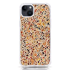 Autumn Leaves Pattern Iphone 14 Plus Tpu Uv Print Case